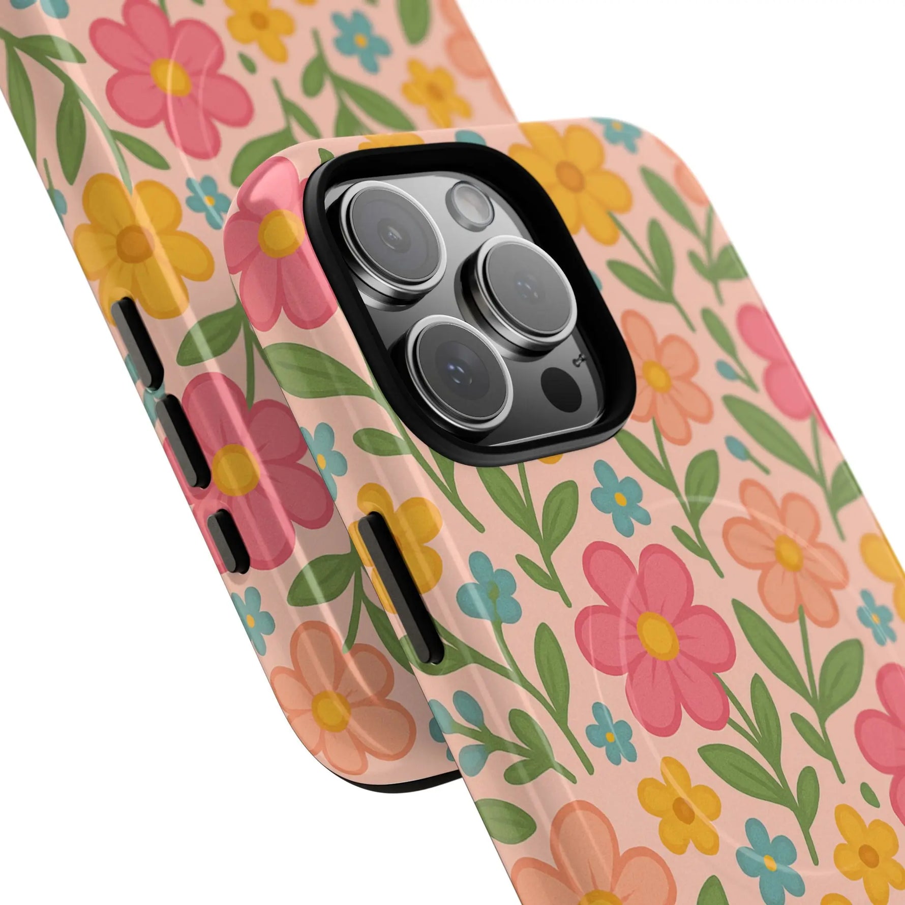 Floral Tough Magnetic MagSafe Phone Case - Stylish Protection for Everyday Use - Shamo's
