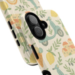 Italian Summer Drawing  iPhone Case — Lemon & Vespa Pattern Tough MagSafe Case  Shamo's