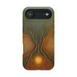 Abstract Tree of Life Design Golden Origin iPhone Case | MagSafe Compatible  Shamo's iPhone 17 Air / Matte