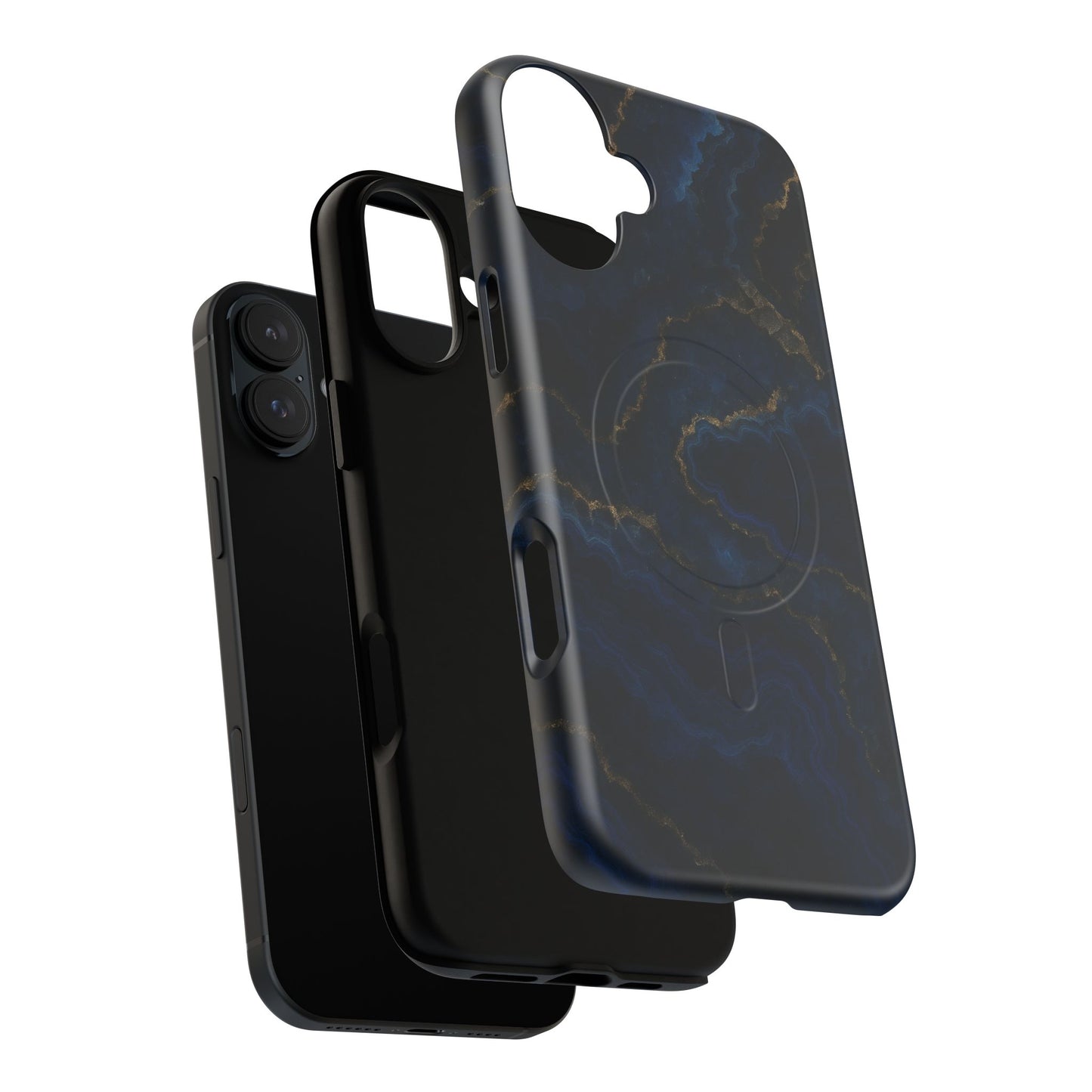 Midnight Marble iPhone Case with MagSafe