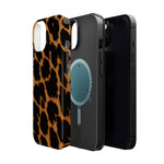 Leopard Print Impact-Resistant iPhone Case with MagSafe Compatibility  Shamo's