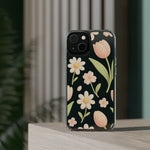 Floral Impact-Resistant Clear iPhone Case  Shamo's