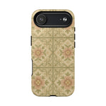 Vintage Rustic Foral Tiles iPhone Case | MagSafe - Shamo's