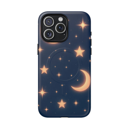 Moon Glow Magic Case for iPhone - Star and Moon Design | MagSafe
