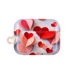 AirPod Case | 3D Paper Hearts Valentine Protective AirPods Case