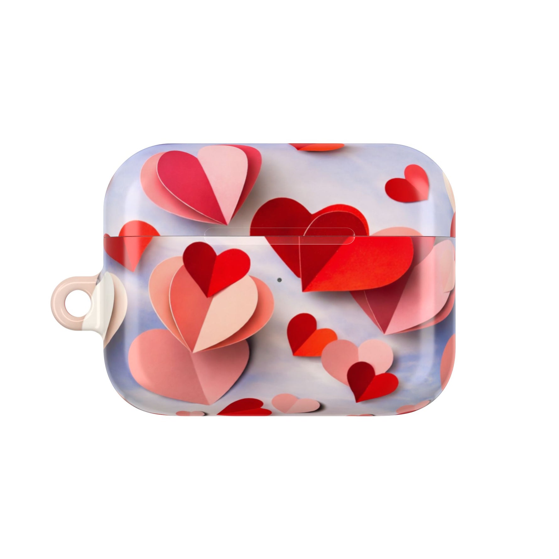 AirPod Case | 3D Paper Hearts Valentine Protective AirPods Case