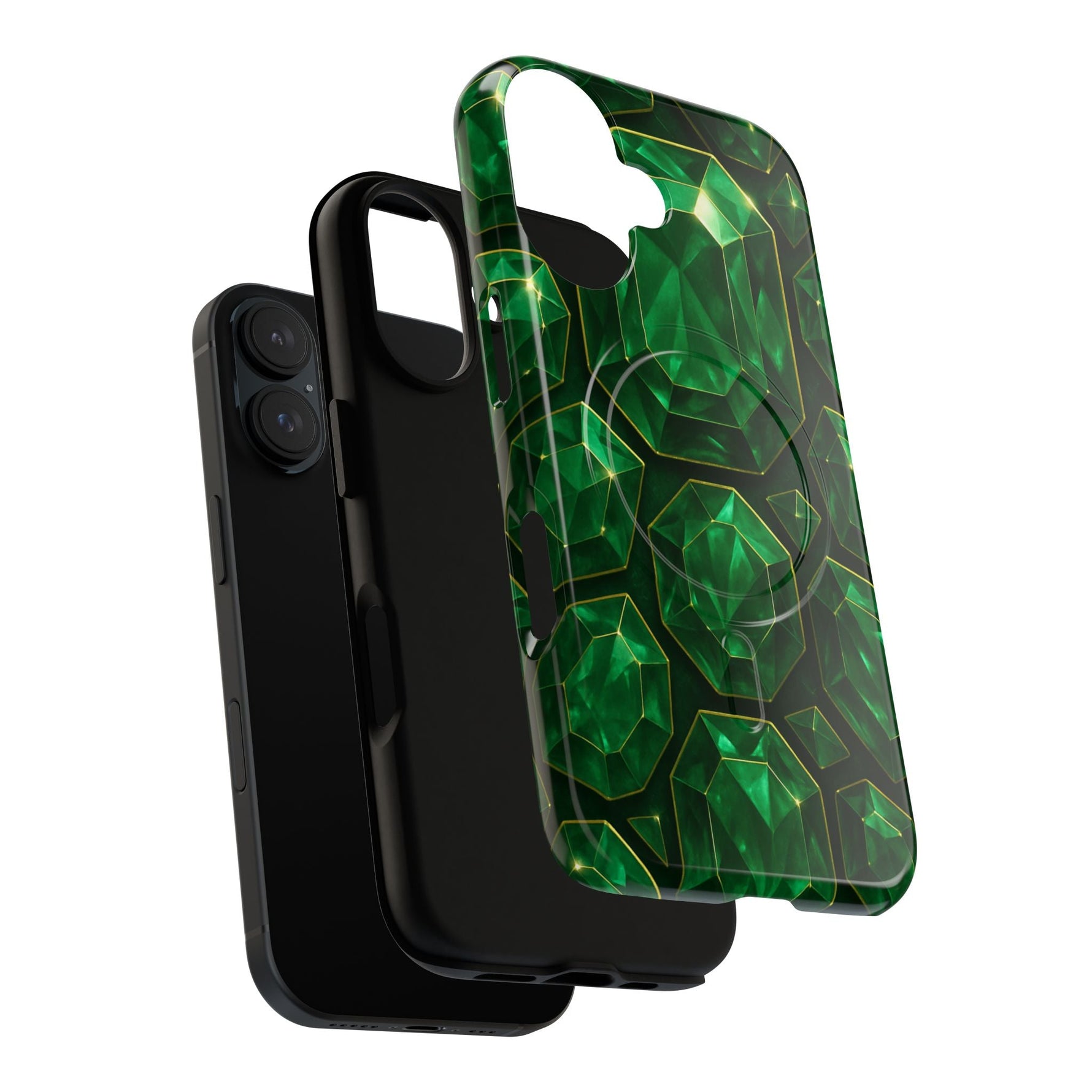 Luxury Series Emerald Gem iPhone Case with MagSafe  Shamo's