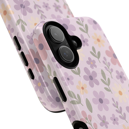 Floral Magnetic | Compatible with MagSafe Phone Case - Stylish and Durable Protection