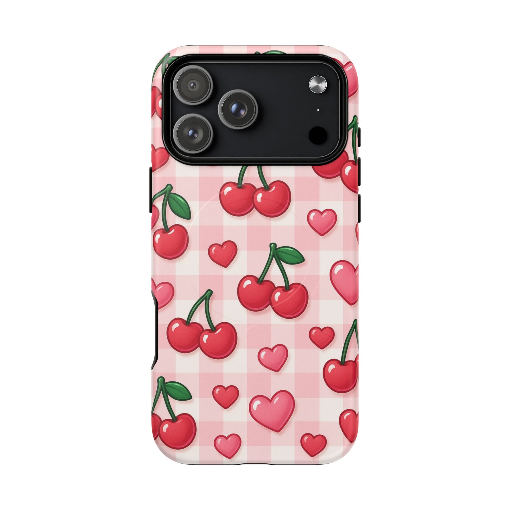Y2K Cherries & Hearts iPhone Case | MagSafe - Shamo's