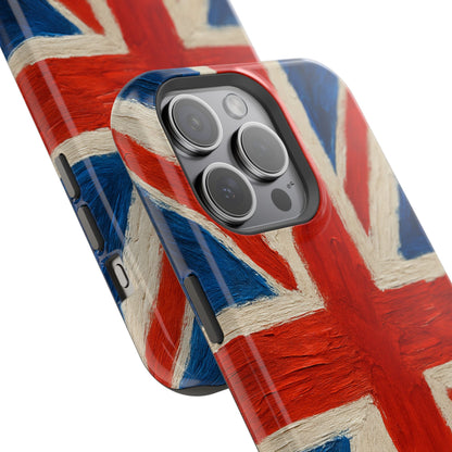 MagSafe Tough iPhone Case — UK Flag Magnetic Impact-Resistant Design  Shamo's