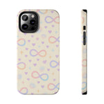 Infinity Pattern Tough Phone Case — Pastel Hearts & Stars  Shamo's iPhone 12 Pro Max