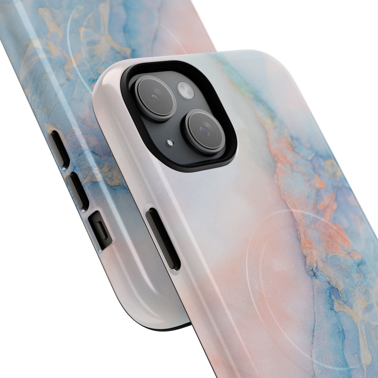 Marble Pastel iPhone Case (MagSafe compatible)