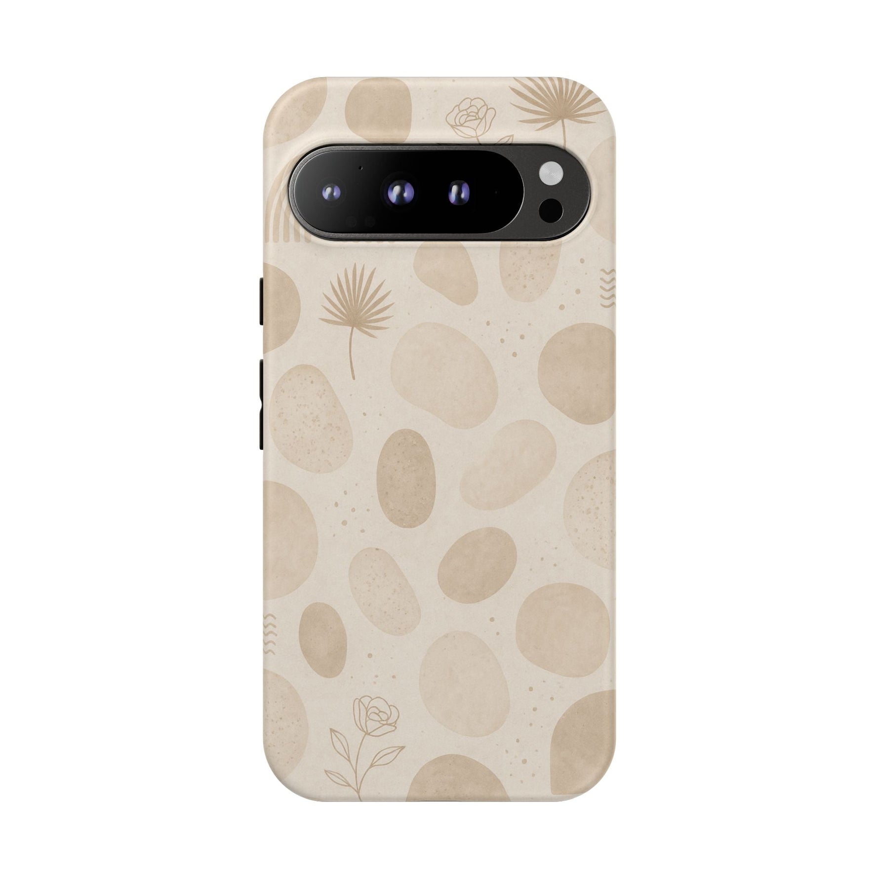 Neutral Pebble Pattern Tough iPhone Case  Shamo's