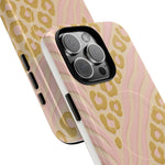 Pink Gold Leopard iPhone Case compatible with MagSafe  Shamo's