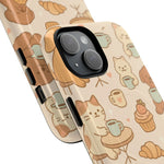 Coffee Cats & Dogs Phone Case with MagSafe - Shamo's