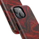 Red Marble iPhone Case with MagSafe - Shamo's