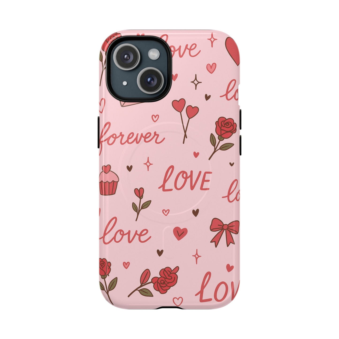Forever in Love iPhone Case (MagSafe compatible)  Shamo's iPhone 15 / Glossy