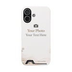Personalizable Card-Holder Custom Phone Case | Add Your Own Photo and Text - iPhone 17 / Matte / Without gift packaging - Shamo's