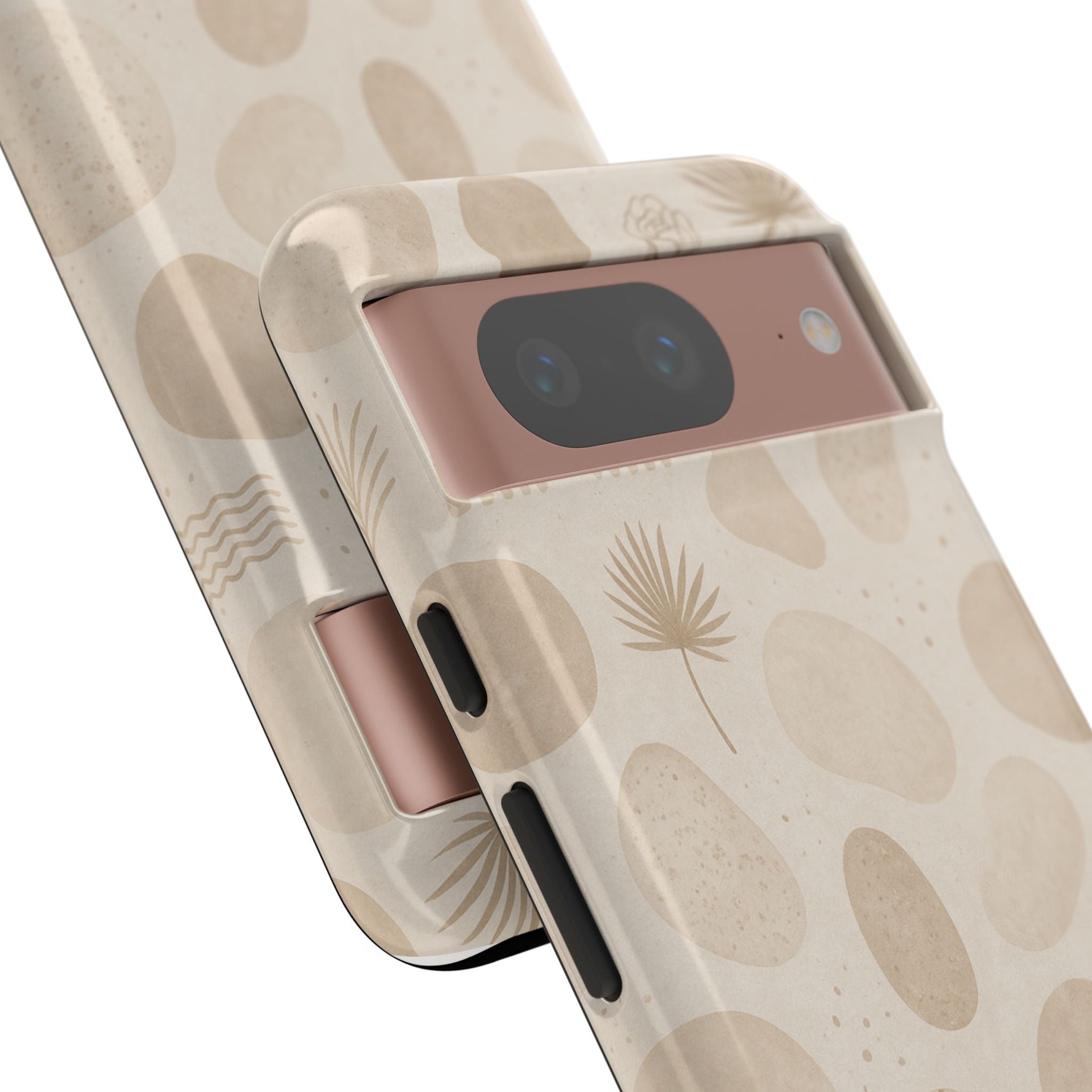 Neutral Pebble Pattern Tough iPhone Case  Shamo's