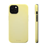 Baby Yellow Solid Color MagSafe Compatible Impact-Resistant Phone Case | Slim Protective Cover