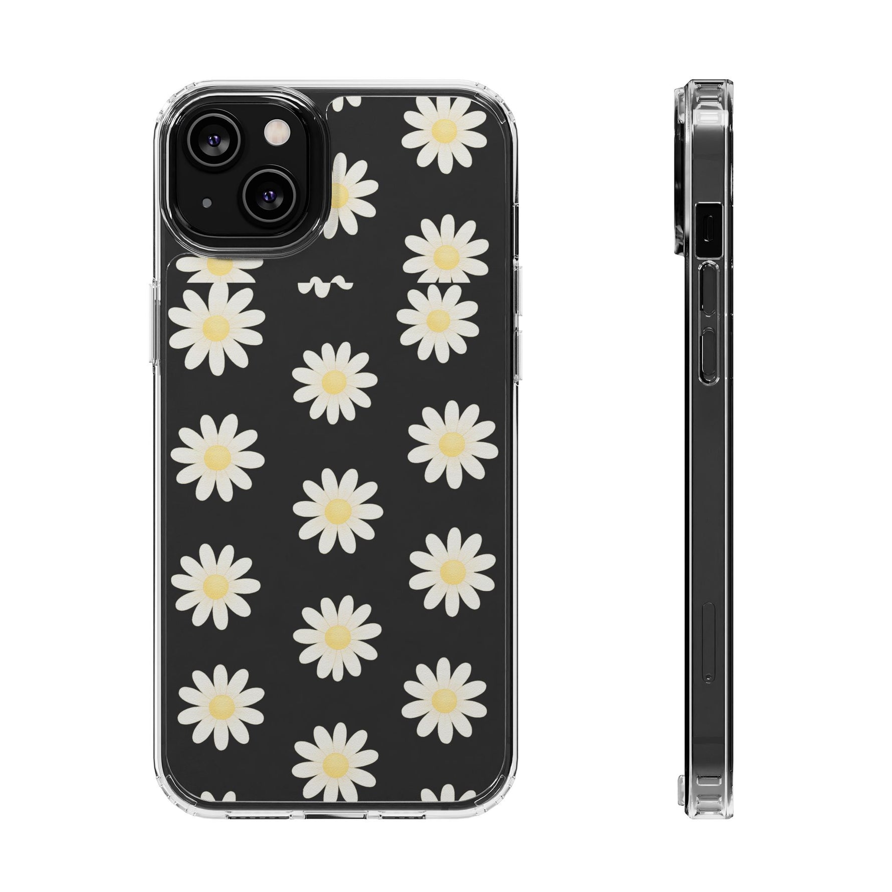 Daisy Floral Clear iPhone Case - Shamo's