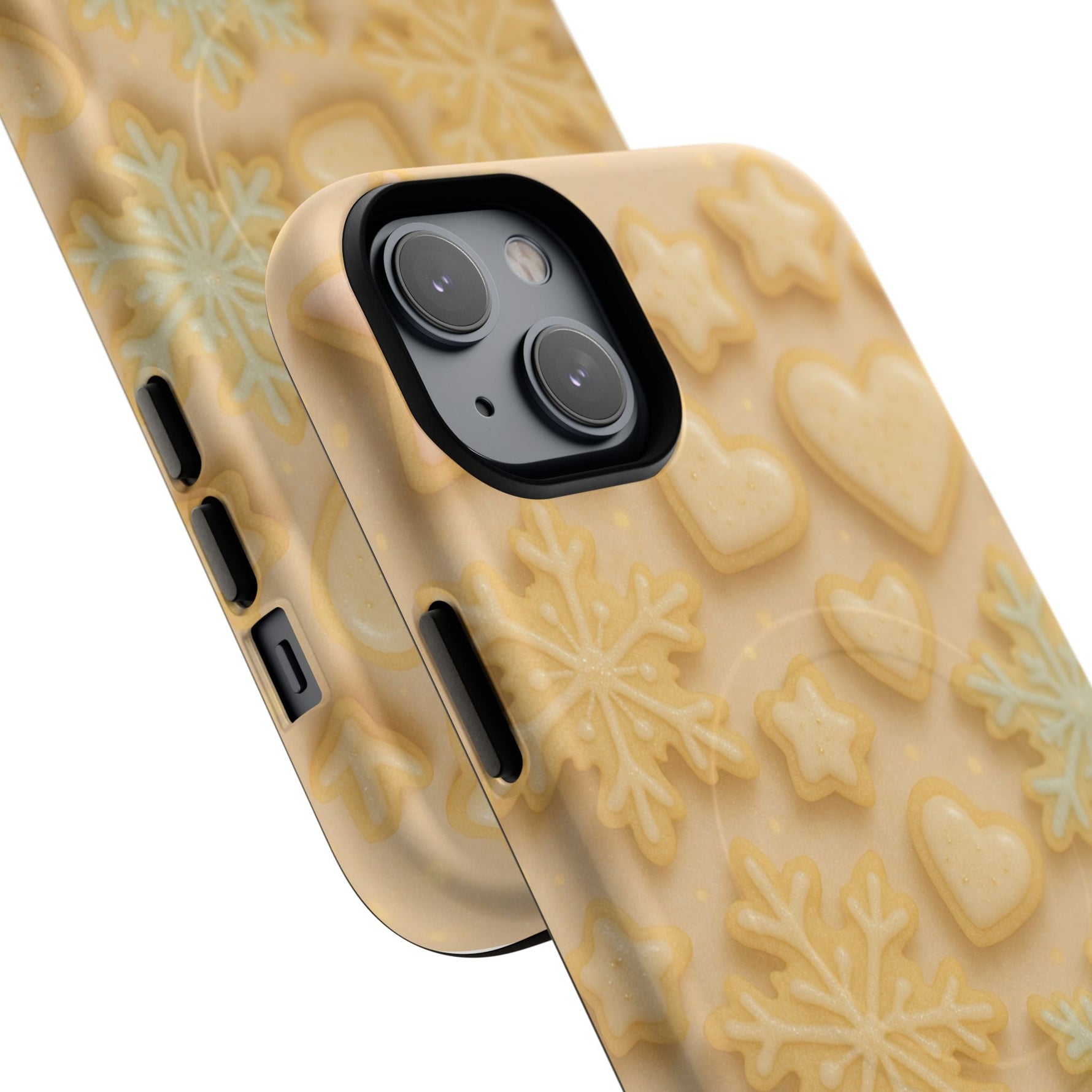 Heart & Snowflake Holiday iPhone Case — compatible with MagSafe  Shamo's