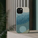 “Calm Over Chaos” Abstract Ocean Wave iPhone Case | MagSafe Compatible  Shamo's