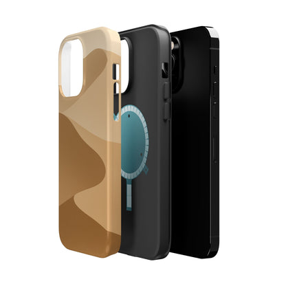 Neutral Desert Wave Design iPhone Case | MagSafe  Shamo's