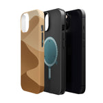 Neutral Desert Wave Design iPhone Case | MagSafe  Shamo's