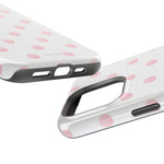 Pink Polka Dot Impact-Resistant Phone Case | MagSafe
