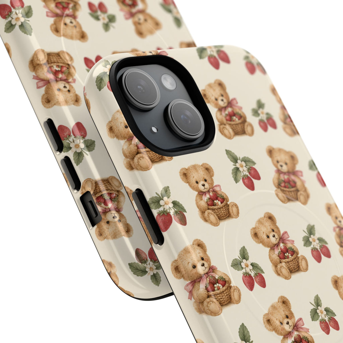 Teddy Berry Basket iPhone Case with MagSafe