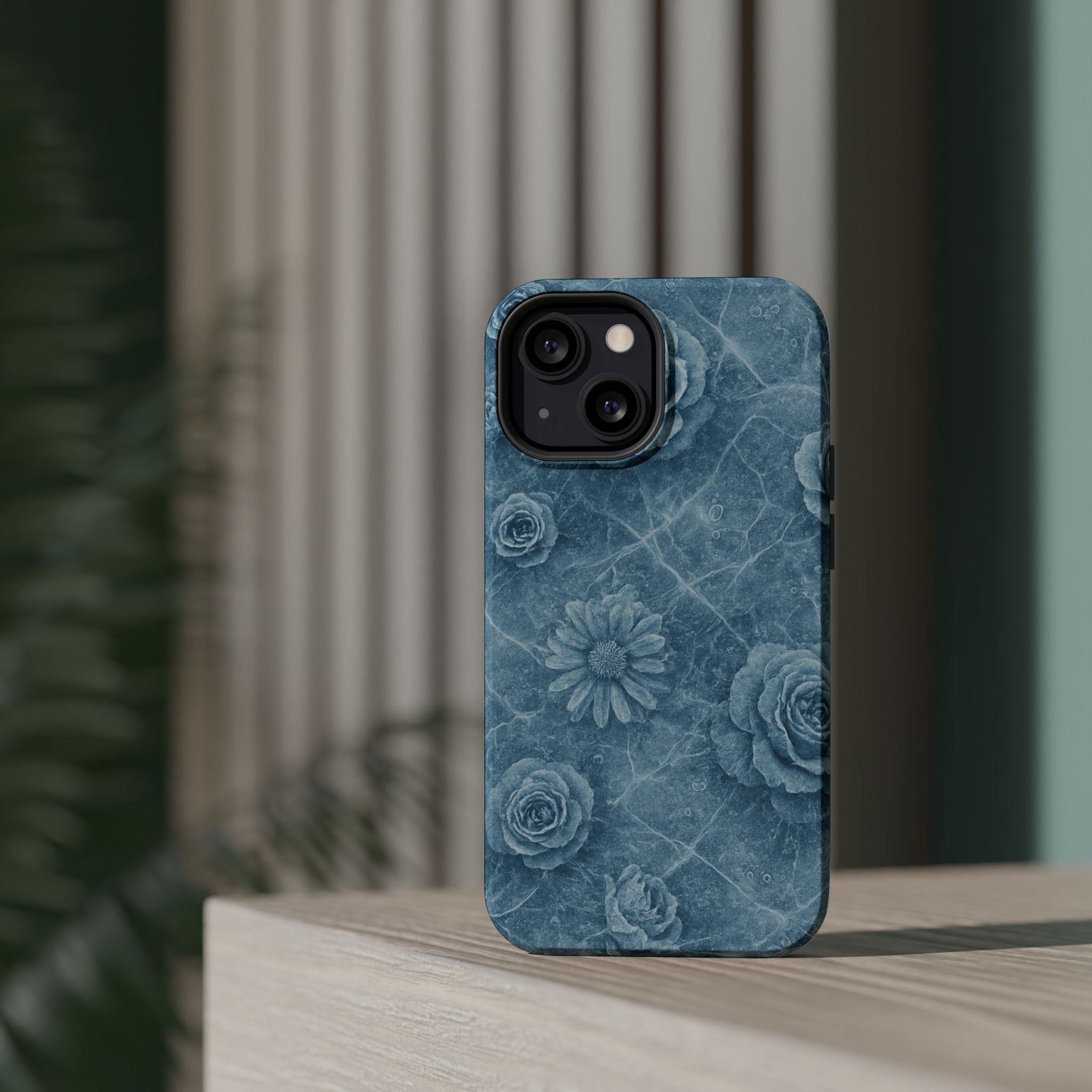 Frozen Flower Impact-Resistant iPhone Case — MagSafe Compatible  Shamo's