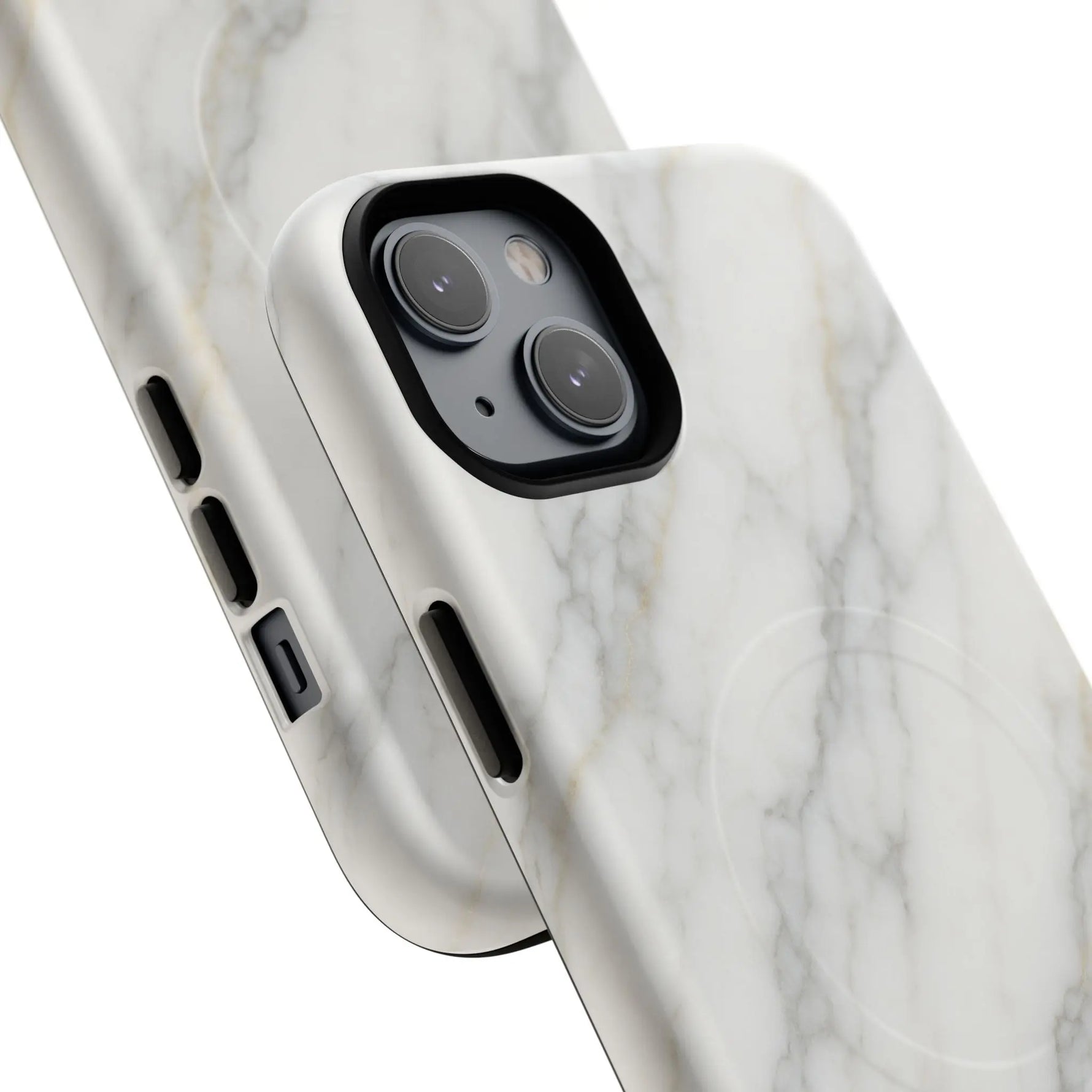 Classic White Marble iPhone Case with MagSafe  Shamo's