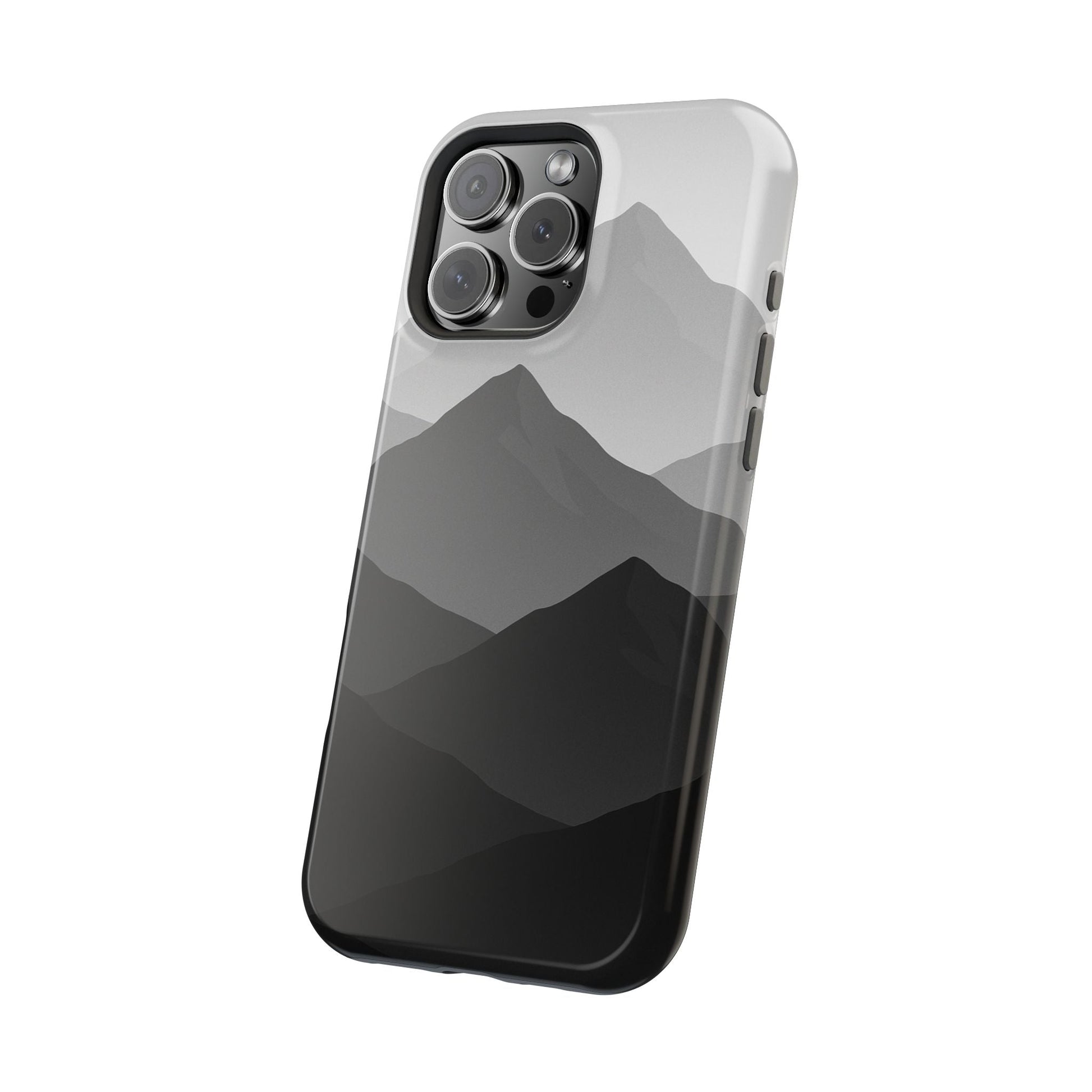 Monochrome Mountain Design iPhone Case | MagSafe  Shamo's