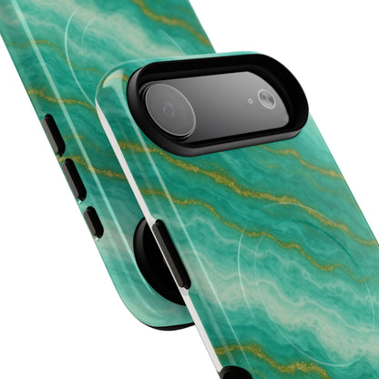 Ocean Marble Flow iPhone Case with MagSafe