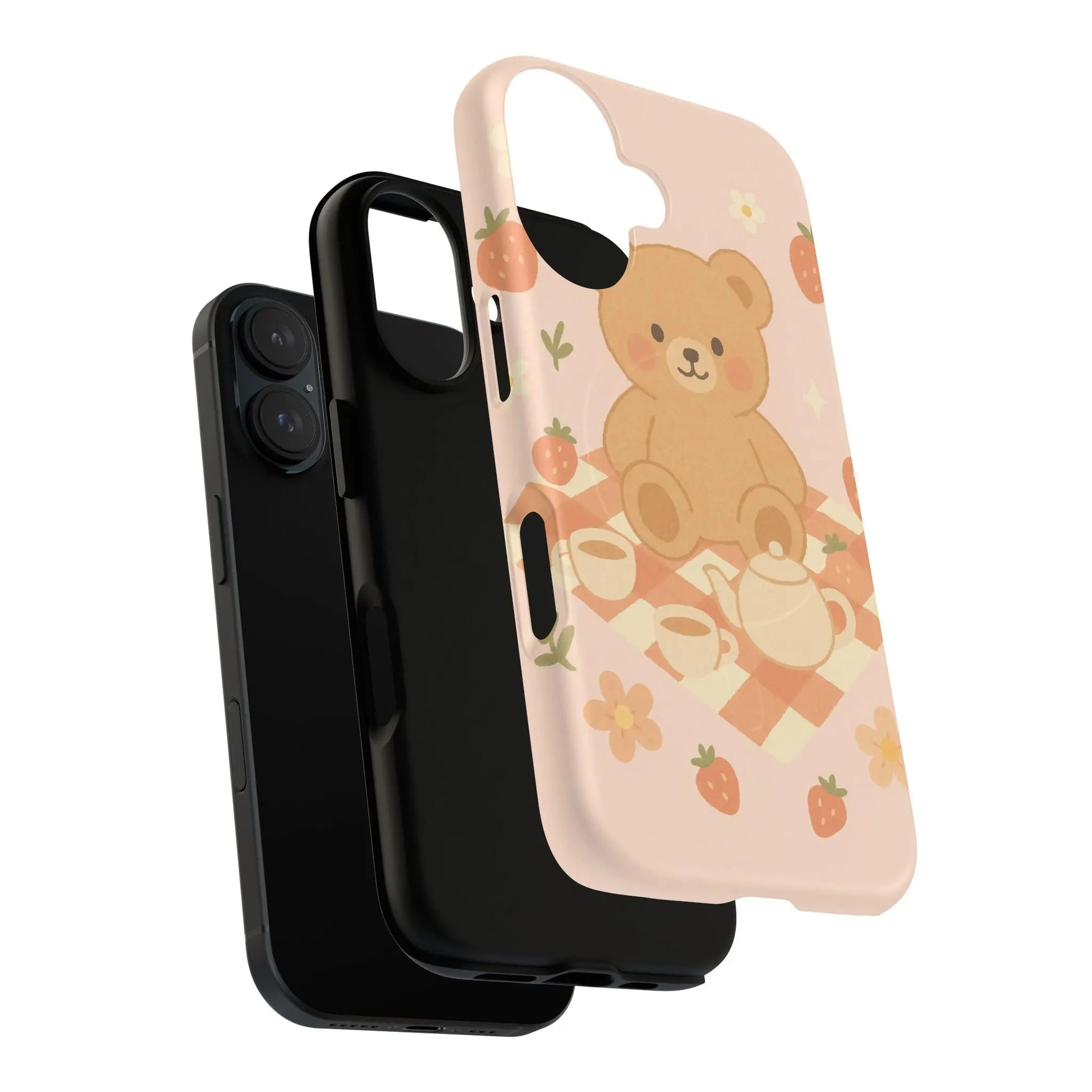 Blossom Bear Picnic iPhone Case with MagSafe  Shamo's