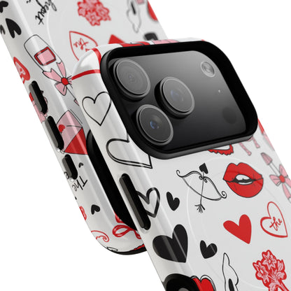 Love Doodle Tough iPhone Case (MagSafe compatible)