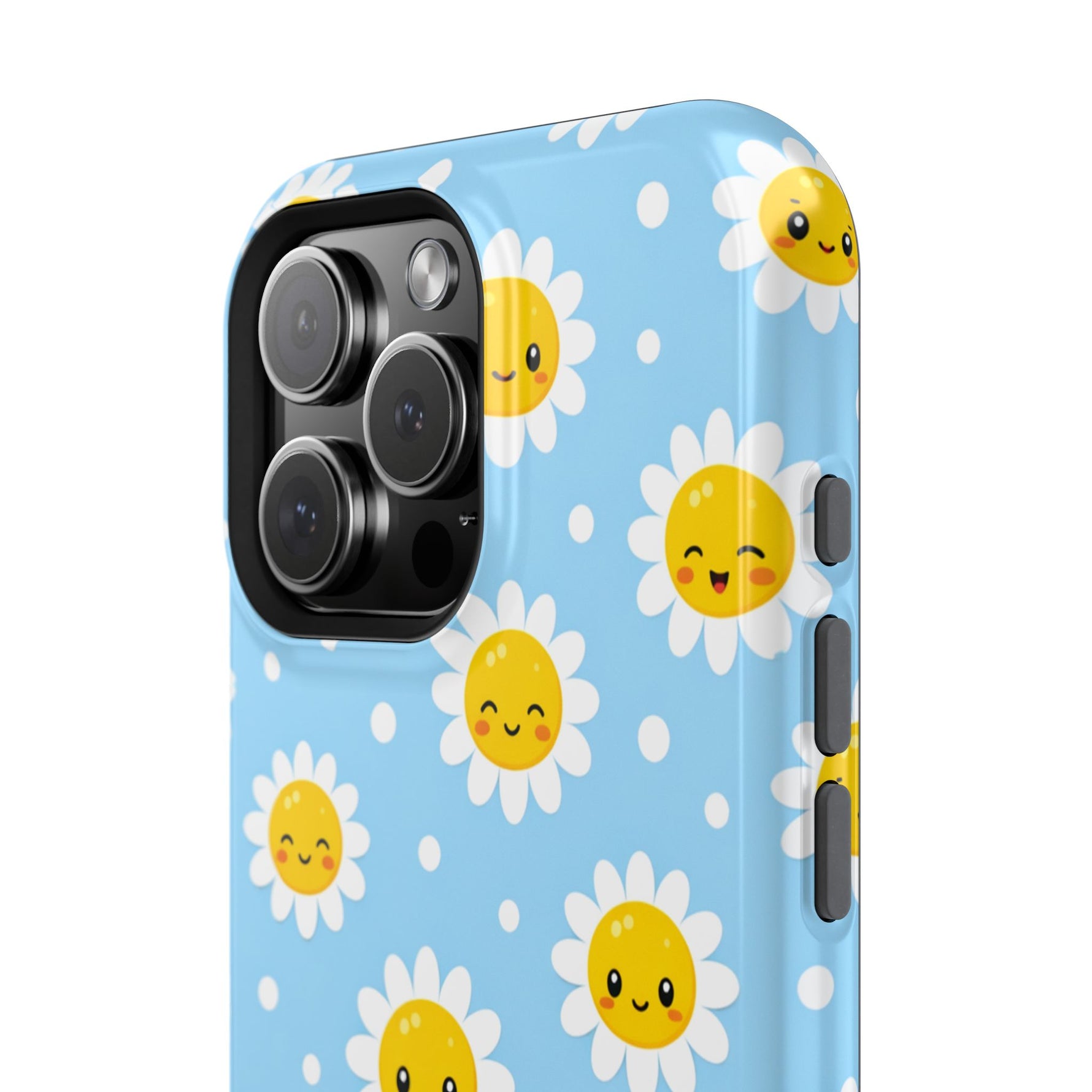 Sunny Daisy MagSafe Compatible Magnetic Phone Case — Impact-Resistant Cover