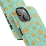 Cookie & Coffee Pattern Tough iPhone Case — Impact-Resistant  Shamo's