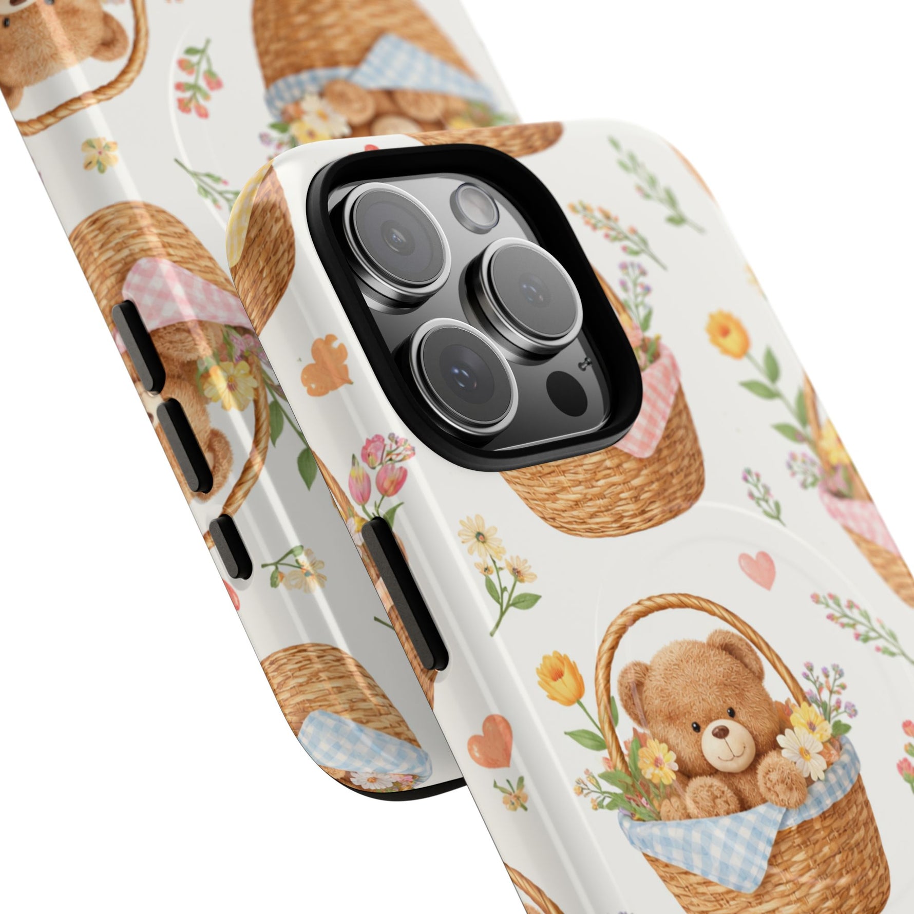 Teddy Berry Basket iPhone Case with MagSafe