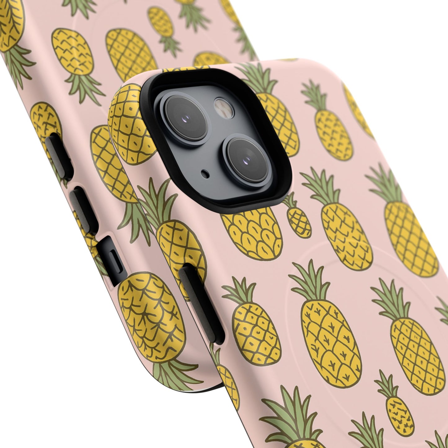 Pineapple Pattern Fruit Case for iPhone | MagSafe Compatible