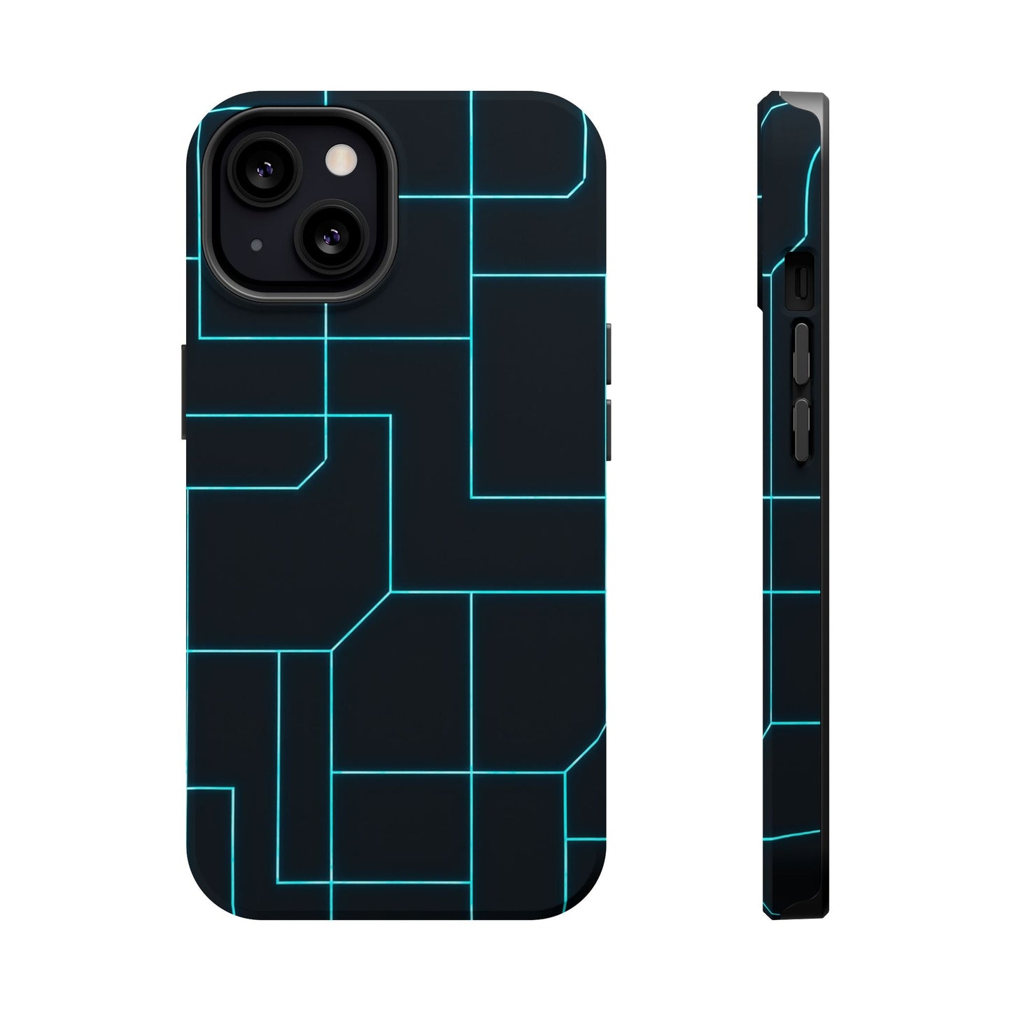 Neon Grid Magnetic Impact-Resistant iPhone Case | MagSafe compatible  Shamo's iPhone 13 / Matte