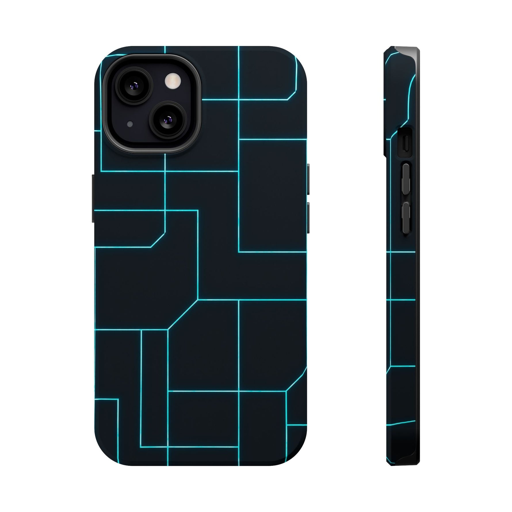 Neon Grid Magnetic Impact-Resistant iPhone Case | MagSafe compatible  Shamo's iPhone 13 / Matte