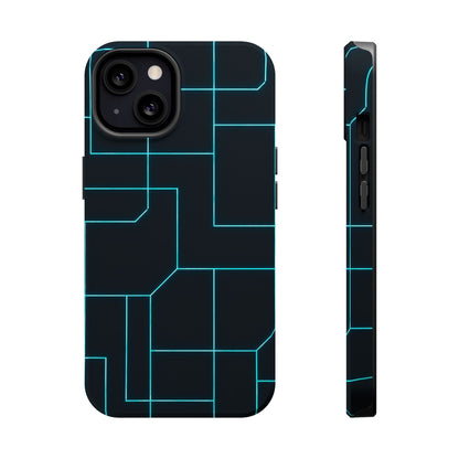 Neon Grid Magnetic Impact-Resistant iPhone Case | MagSafe compatible  Shamo's iPhone 13 / Matte