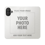 Personalized Flip Wallet Phone Case – Custom Photo & Text Wallet Cover