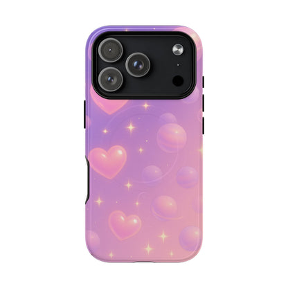 Galactic Hearts iPhone Case with MagSafe - Shamo's