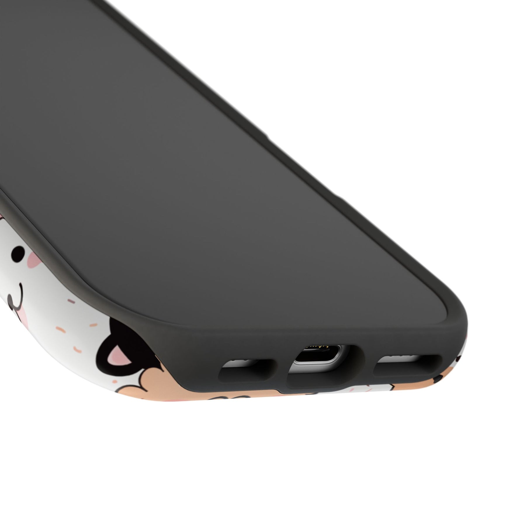 Cute Cartoon Cats & Puppies Phone Case with MagSafe Compatibility