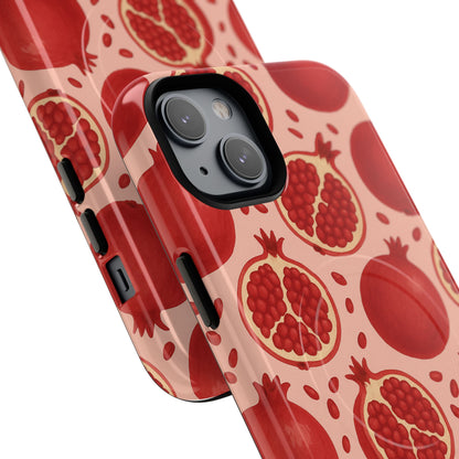 Pomegranate Fruit Tough iPhone Case | MagSafe Compatible