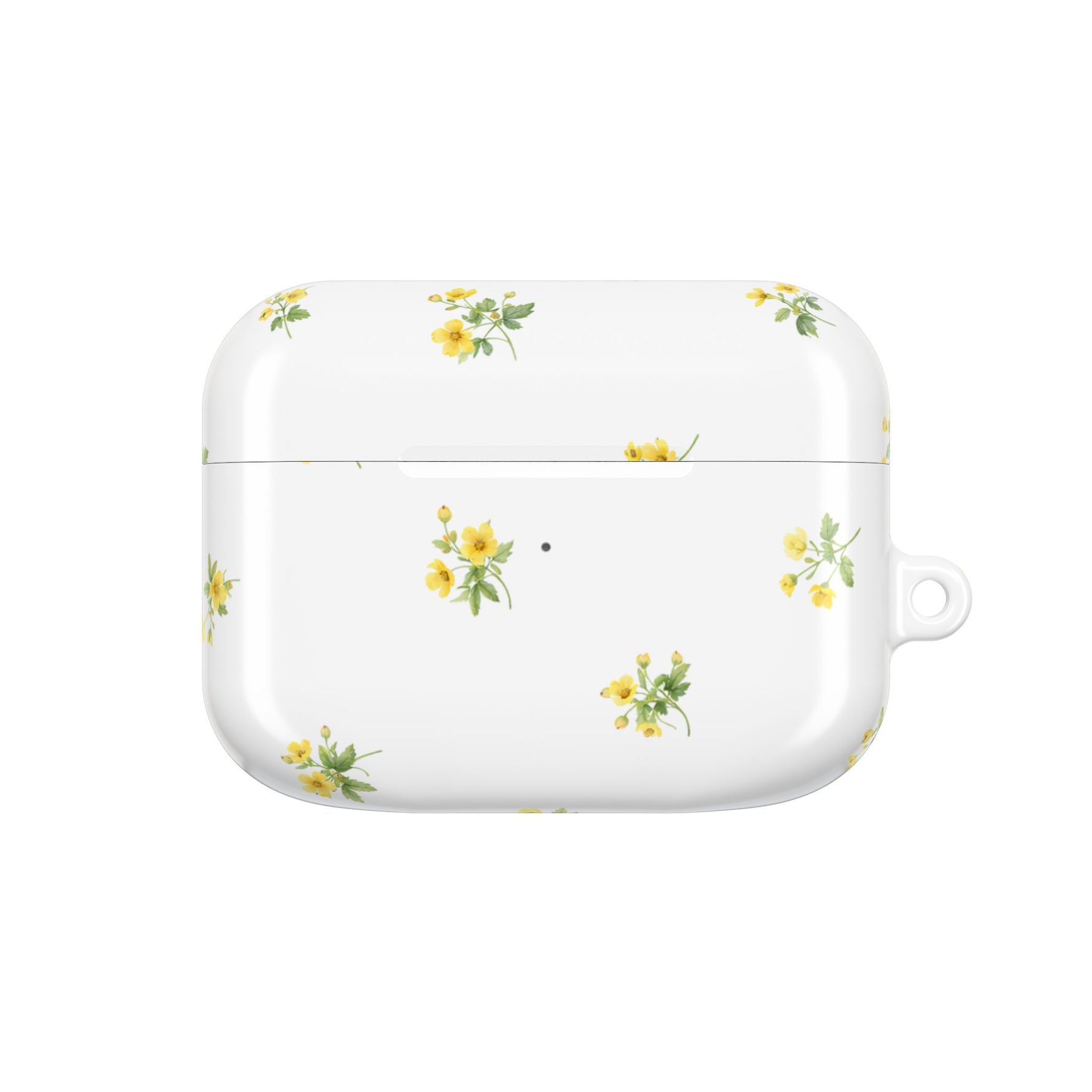 AirPods Case, French Petite Yellow Floral Protective Cover