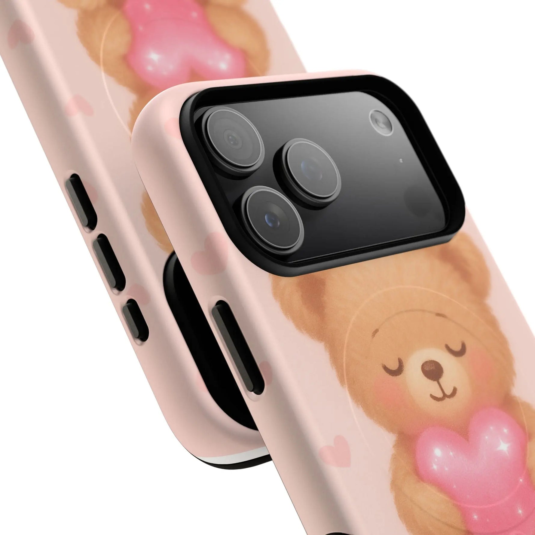 Heart Hug Teddy Bear iPhone Case – with MagSafe  Shamo's